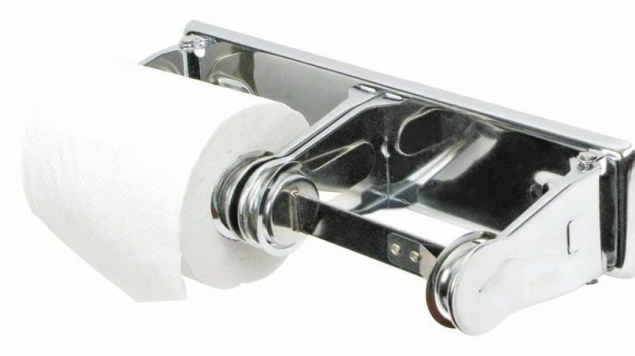 Restroom Dispensers * | Toilet Paper Dispensers Winco Tth-2 Double Roll Toilet Tissue Holder