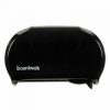 Restroom Dispensers * | Boardwalk Toilet Paper Dispensers Standard Twin Toilet Tissue Dispenser, Black, 13 X 8 3/4