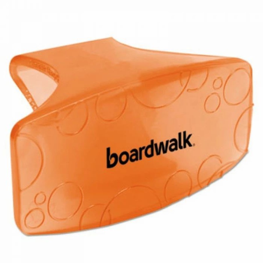 Restroom Cleaning Supplies * | Boardwalk Urinal Screens Bowl Clip, Mango, Orange, 72/Carton