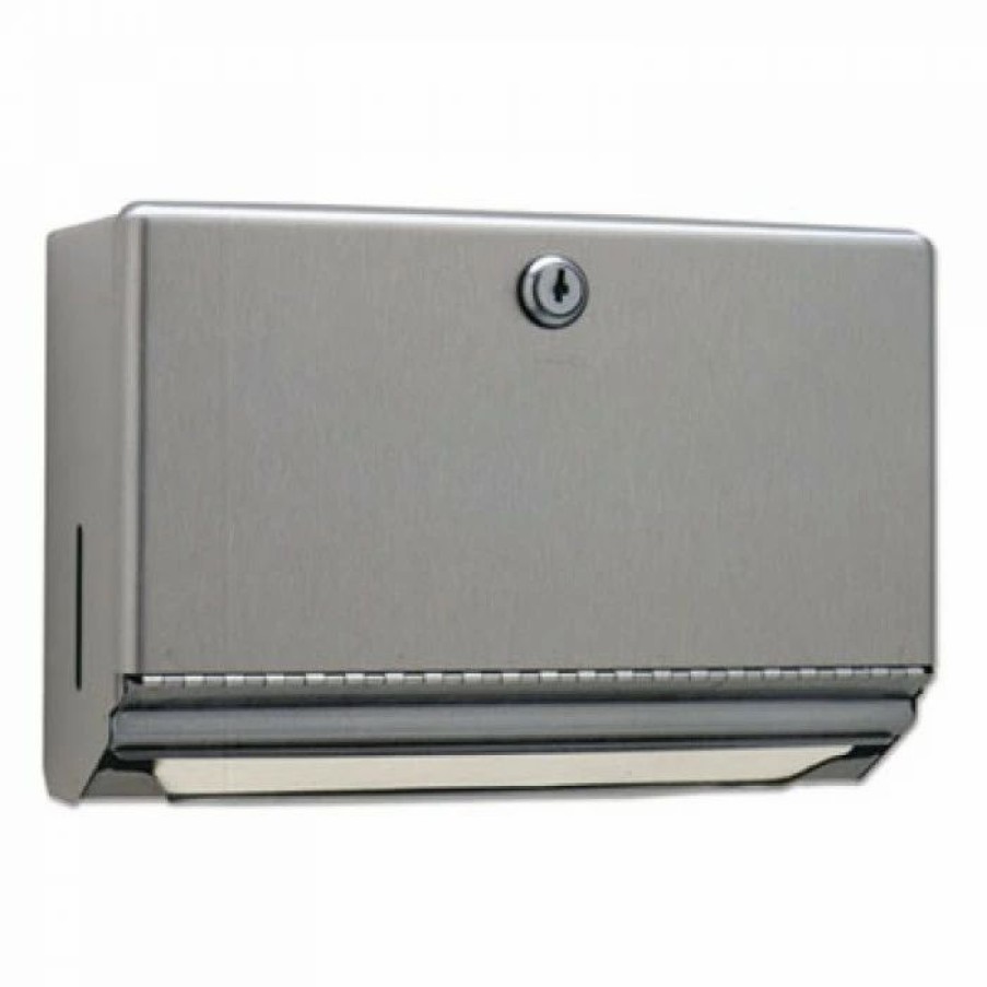 Restroom Dispensers * | Bobrick Paper Towel Dispensers Surface-Mounted Paper Towel Dispenser, Stainless Steel, 10 3/4 X 4 X 7 1/16