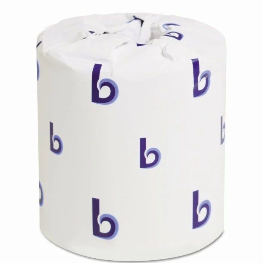 Restroom Supplies * | Toilet Paper And Tissues Boardwalk Standard 2-Ply Toilet Paper, 4-1/2 X 4-1/2 , 96 Rolls/Carton