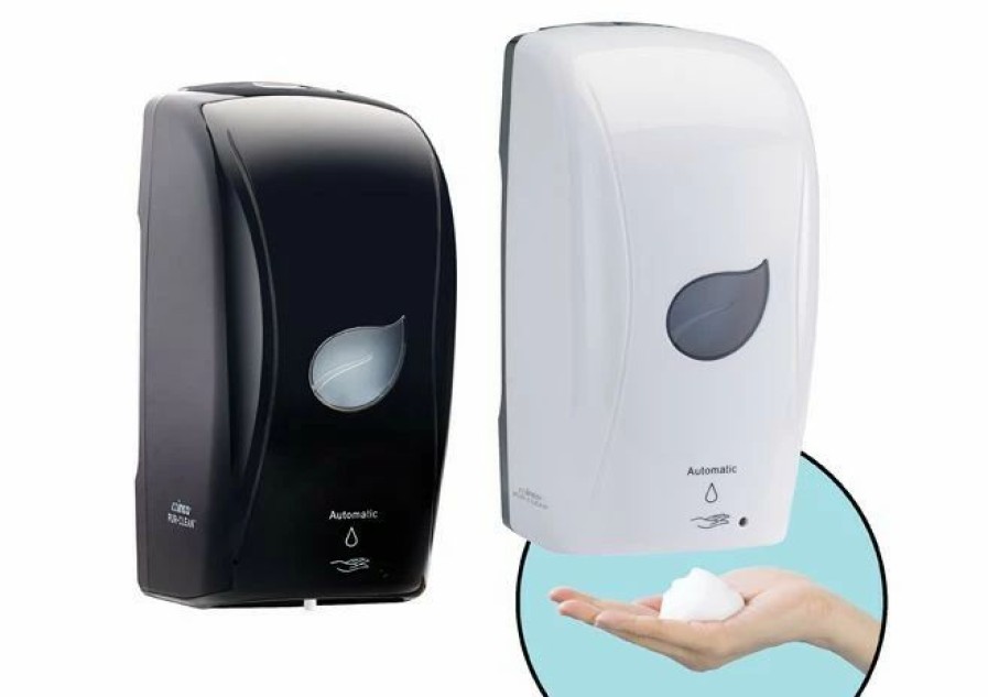 Restroom Dispensers * | Soap Dispensers Winco Sdaf-1K Automatic Foam Soap Dispenser, Black, 1000 Ml