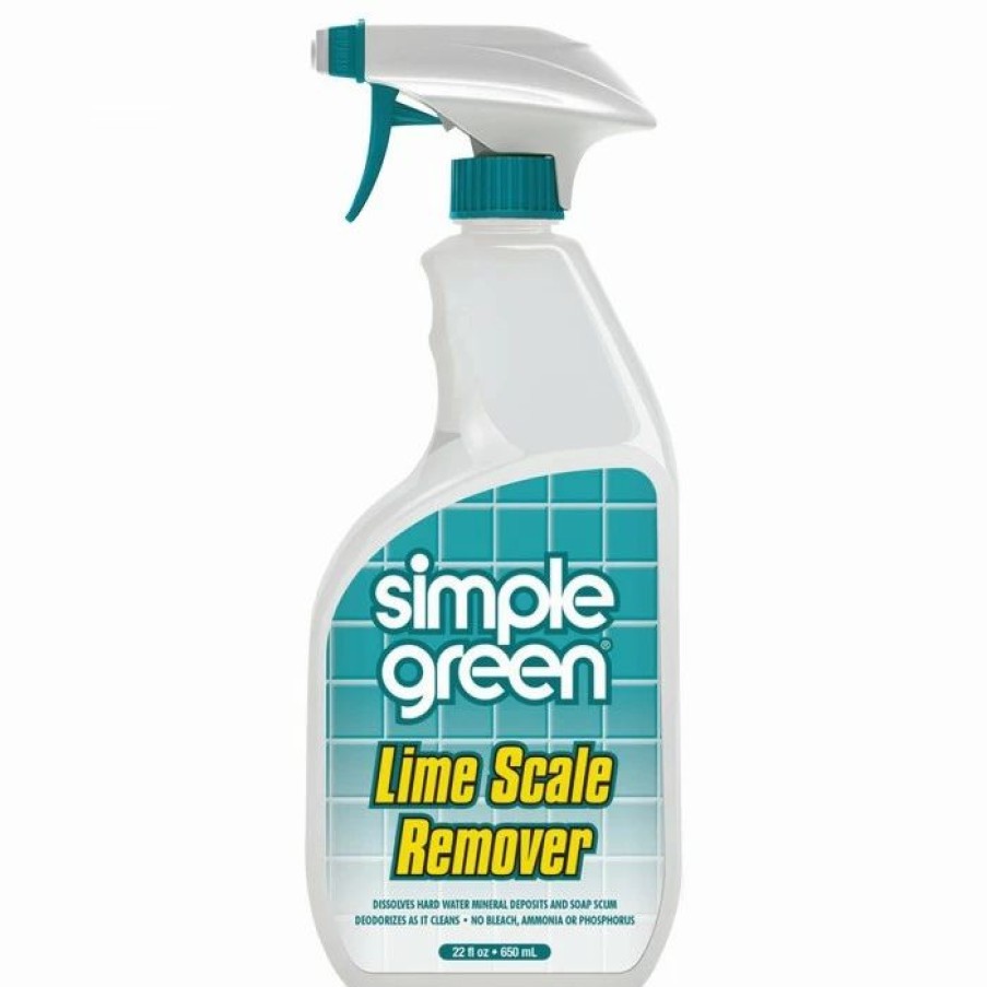 Restroom Cleaning Supplies * | Bathroom Cleaners And Deodorizers Simple Green Lime Scale Remover, 32 Oz. 12/Carton