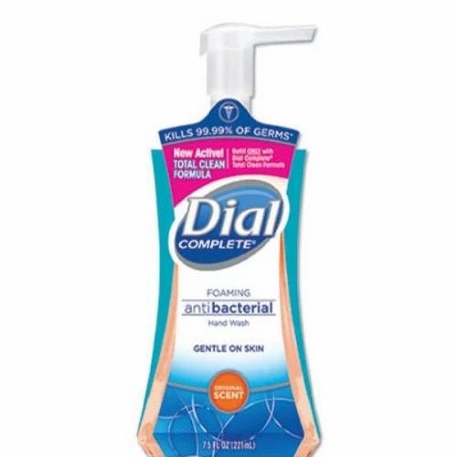 Restroom Supplies * | Hand Soaps And Hand Sanitizers Dial Antibacterial Foaming Hand Wash, Original, 7.5 Oz Pump, 8/Carton