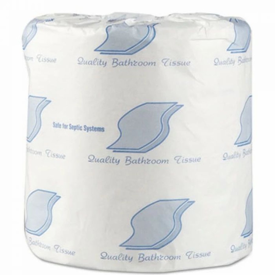 Restroom Supplies * | Gen Toilet Paper And Tissues Standard 1-Ply Bath Tissue, Wrapped, 1,000 Sheets/Roll, 96 Rolls/Carton