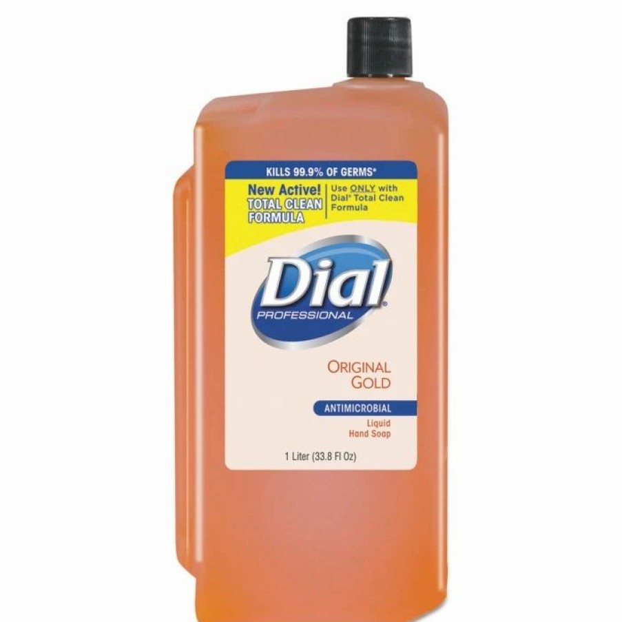 Restroom Supplies * | Dial Professional Hand Soaps And Hand Sanitizers Dial Gold Antimicrobial Liquid Hand Soap, Floral, 1000 Ml Refill, 8/Carton