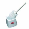 Restroom Cleaning Supplies * | Toilet Bowl Brushes Rubbermaid White Toilet Bowl Brush Holder, 5 Dia.