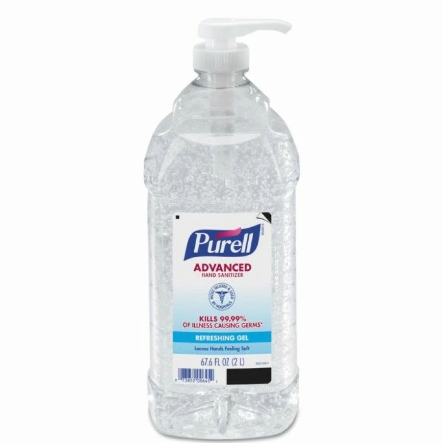 Restroom Supplies * | Hand Soaps And Hand Sanitizers Purell Advanced Instant Hand Sanitizer, 2 Liter, Pump Bottles 4/Carton