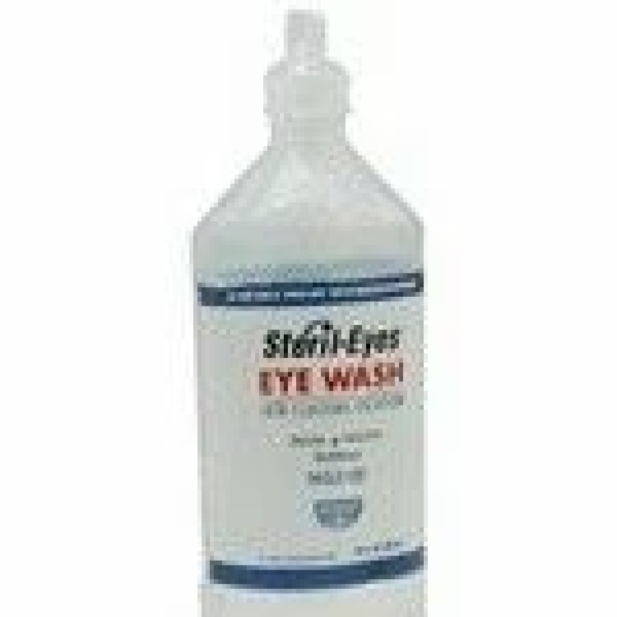 Restroom Supplies * | Hand Soaps And Hand Sanitizers Fendall Eyesaline Eyewash Saline Solution Bottle Refill, 32 Oz., 12/Carton