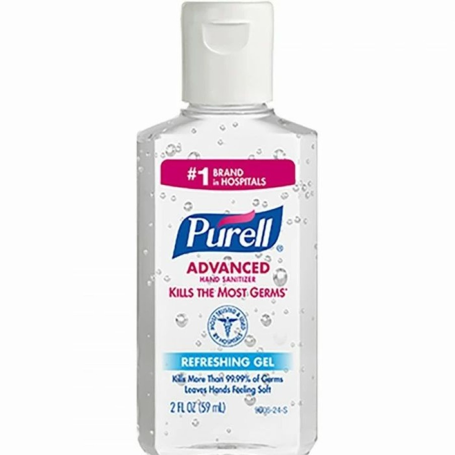 Restroom Supplies * | Hand Soaps And Hand Sanitizers Purell Instant Hand Sanitizer, 2 Oz. Bottle, 24/Carton