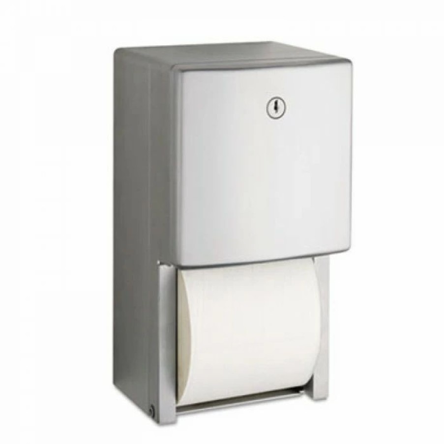 Restroom Dispensers * | Bobrick Toilet Paper Dispensers Conturaseries Two-Roll Tissue Dispenser, 6 1/16 X 5 15/16 X 11