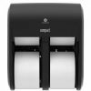 Restroom Dispensers * | Georgia Pacific Toilet Paper Dispensers Compact Quad Vertical 4-Roll Coreless Dispenser, 11.75 X 6.9 X 13.25, Black