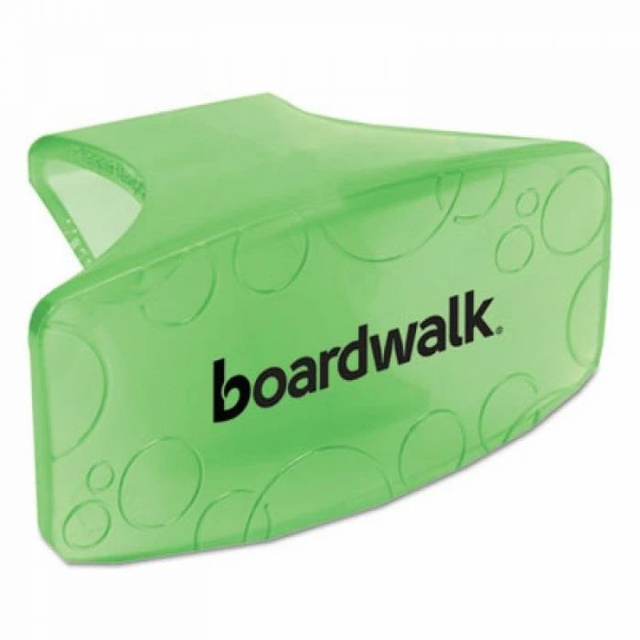 Restroom Cleaning Supplies * | Boardwalk Urinal Screens Bowl Clip, Cucumber Melon, Green, 12/Box