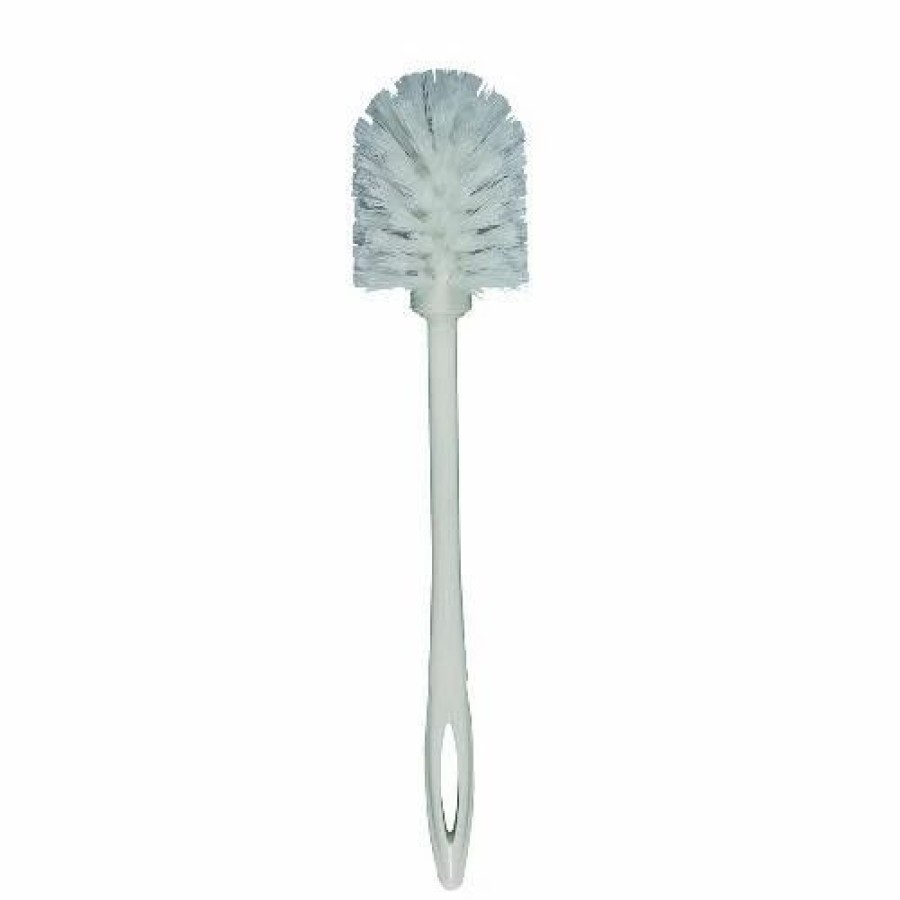 Restroom Cleaning Supplies * | Toilet Bowl Brushes Rubbermaid White Toilet Bowl Brush, 14-1/2 L