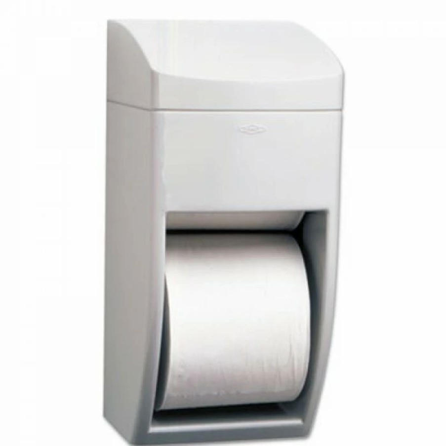 Restroom Dispensers * | Bobrick Toilet Paper Dispensers Matrix Multi-Roll Toilet Tissue Dispenser, Holds Two 5-3/4 Rolls