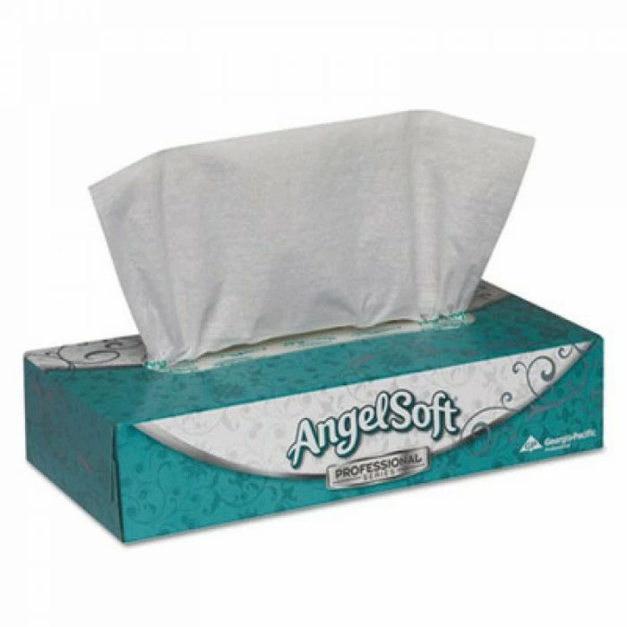 Restroom Supplies * | Georgia Pacific Toilet Paper And Tissues Angel Soft Premium 2-Ply Facial Tissues, 30 Boxes/Carton