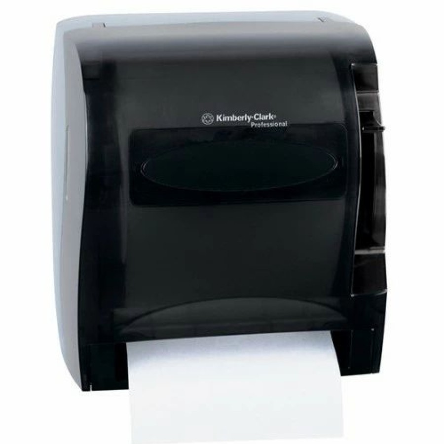 Restroom Dispensers * | Kimberly-Clark Toilet Paper Dispensers Lev-R-Matic Roll Paper Towel Dispenser, Smoke