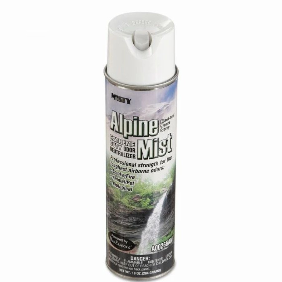 Restroom Supplies * | Air Fresheners And Odor Eliminators Misty Handheld Odor Neutralizer, Alpine Mist, 10 Oz. Aerosol, 12/Carton