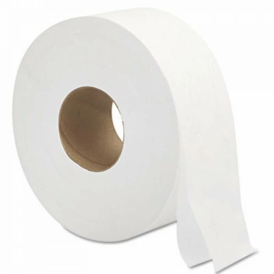 Restroom Supplies * | General Supply Toilet Paper And Tissues Gen Jumbo 2-Ply Roll Bath Tissue, 700 Ft., 12/Carton