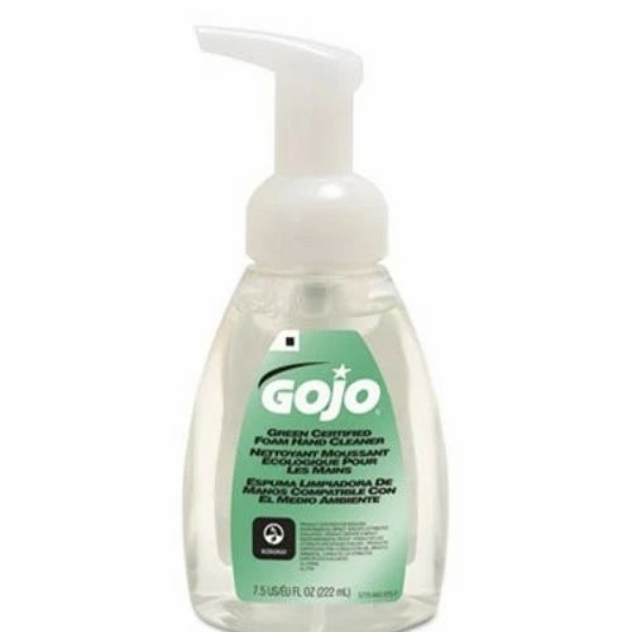 Restroom Supplies * | Hand Soaps And Hand Sanitizers Gojo Green Certified Foam Soap, Unscented, 7.5 Oz. Pump Bottle 6/Carton