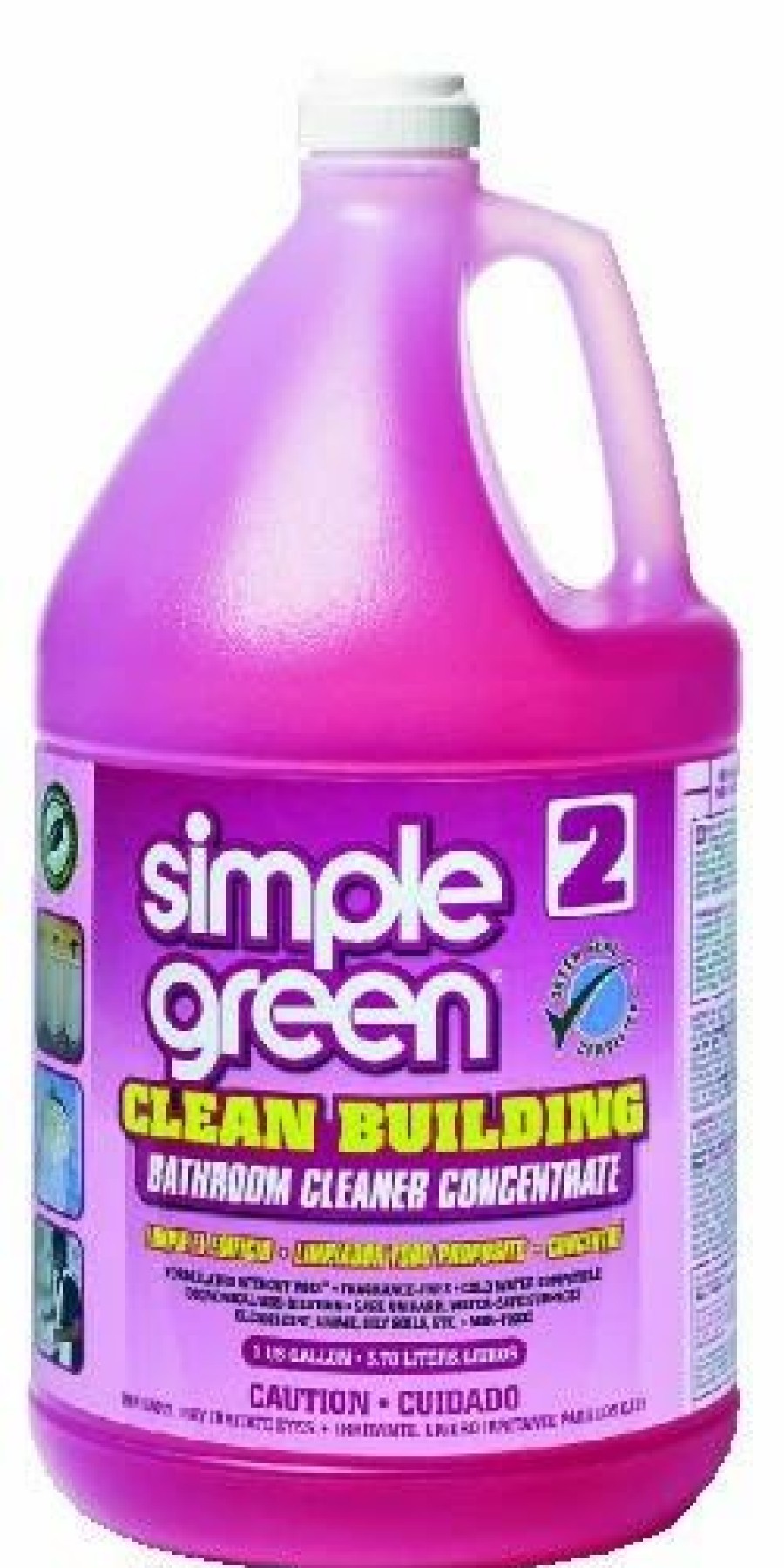 Restroom Cleaning Supplies * | Bathroom Cleaners And Deodorizers Simple Green Clean Building Bathroom Cleaner Concentrate, Unscented, 1 Gallon