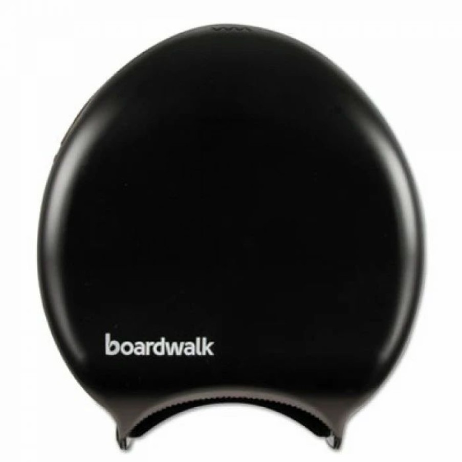 Restroom Dispensers * | Boardwalk Toilet Paper Dispensers Single Jumbo Toilet Tissue Dispenser, Black, 11 X 12 1/4