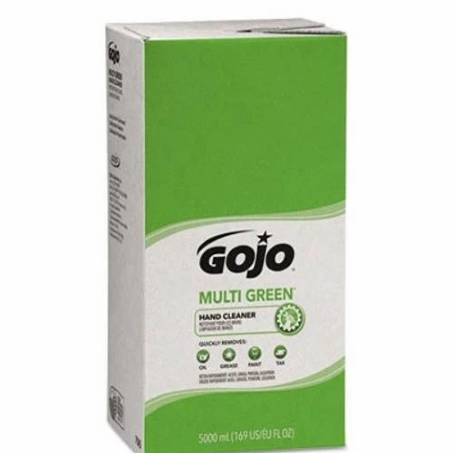 Restroom Supplies * | Hand Soaps And Hand Sanitizers Gojo Multi Green Hand Cleaner, Citrus Scent, 5000 Ml Refill, 2/Carton