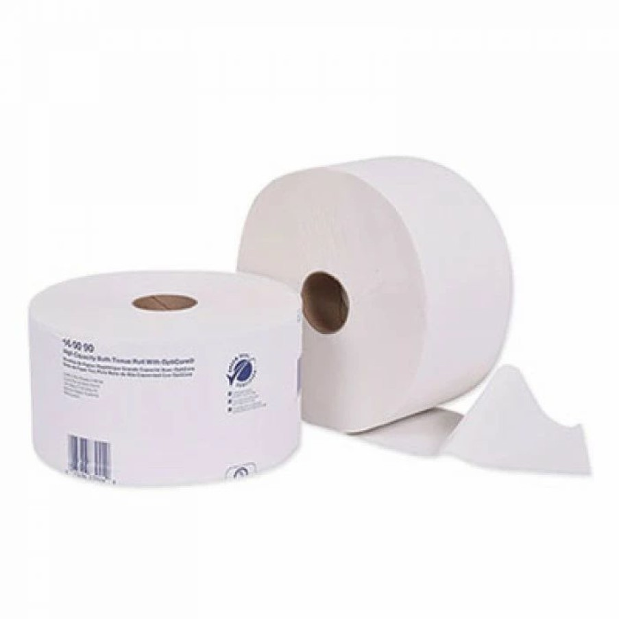 Restroom Supplies * | Tork Toilet Paper And Tissues Universal 2-Ply High Capacity Bath Tissue With Opticore, 2000/Roll, 12/Carton