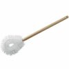 Restroom Cleaning Supplies * | Toilet Bowl Brushes Winco Br-21W Toilet Brush With Wood Handle, 21 L