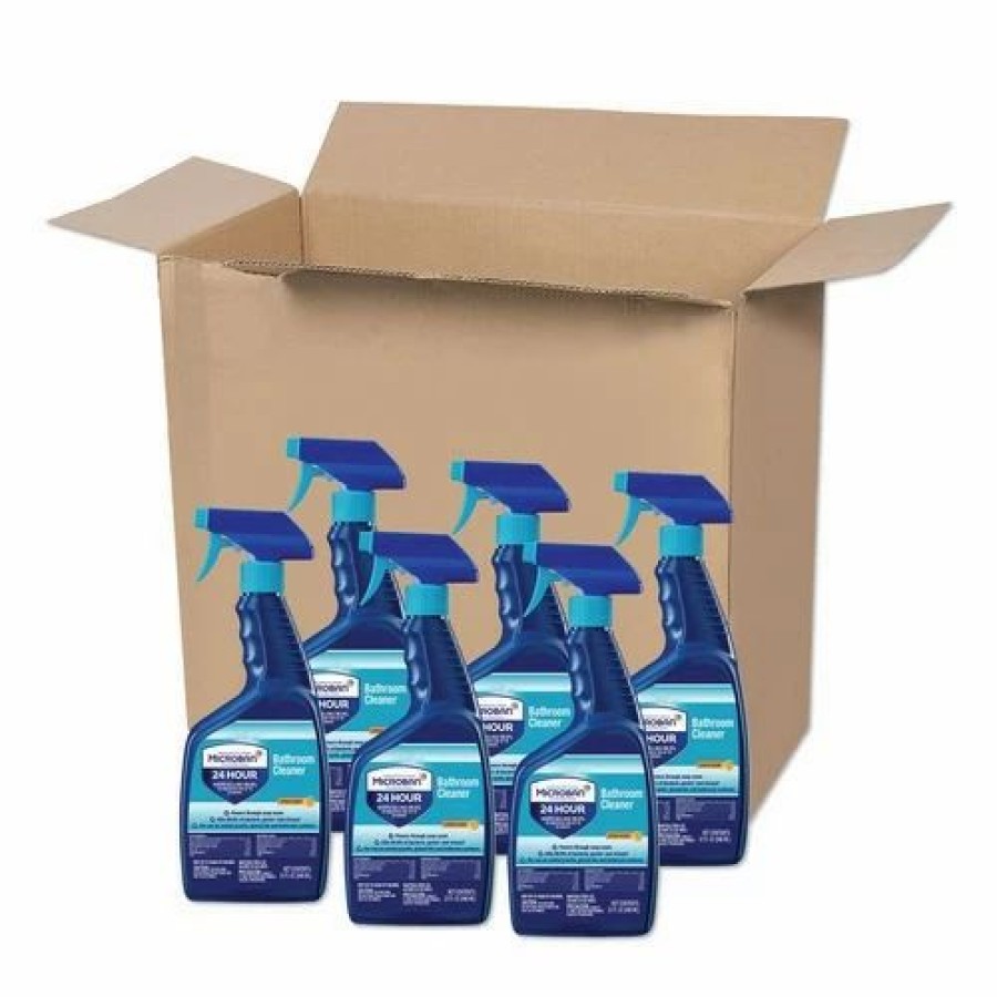 Restroom Cleaning Supplies * | Tigerchef Bathroom Cleaners And Deodorizers Procter & Gamble, Microban 24-Hour Disinfectant Bathroom Cleaner, Citrus, 32 Oz Spray Bottle, 6/Carton