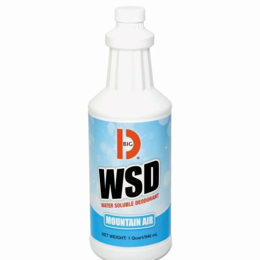 Restroom Supplies * | Air Fresheners And Odor Eliminators Big D Water-Soluble Deodorant, Mountain Air, 32 Oz., 12/Carton