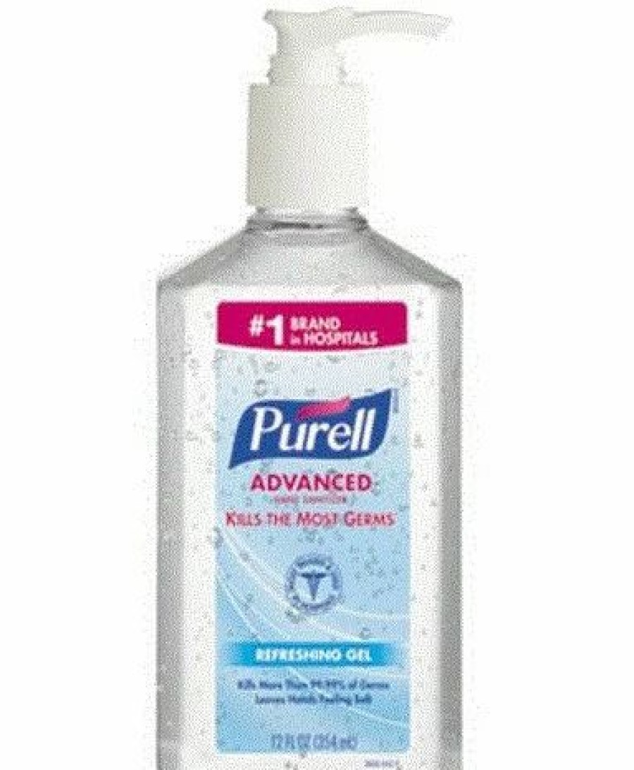 Restroom Supplies * | Hand Soaps And Hand Sanitizers Purell Advanced Hand Sanitizer Gel, Clean Scent, 12 Oz. Pump Bottle 12/Carton