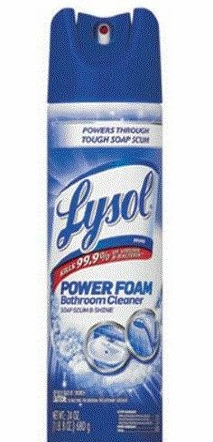 Restroom Cleaning Supplies * | Bathroom Cleaners And Deodorizers Lysol Power Foam Aerosol Bathroom Cleaner And Disinfectant 24 Oz., 12 /Case