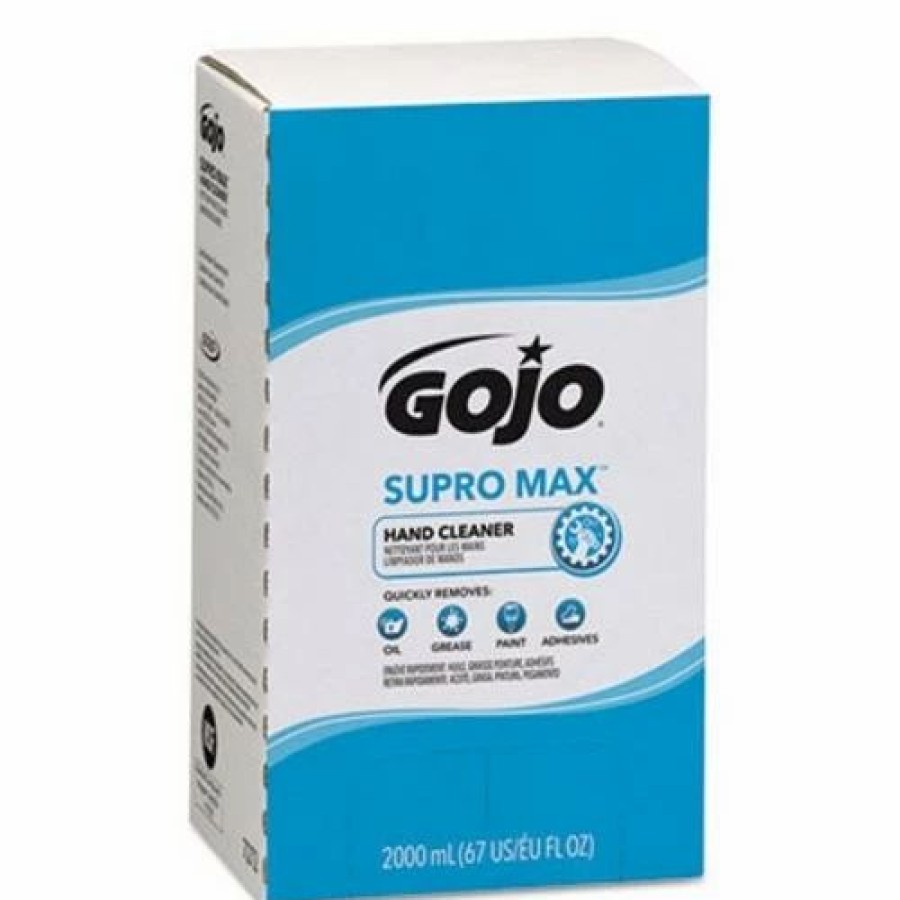 Restroom Supplies * | Hand Soaps And Hand Sanitizers Gojo Supro Max Hand Cleaner, 2000 Ml Pouch 4/Carton