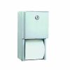 Restroom Dispensers * | Bobrick Toilet Paper Dispensers Stainless Steel 2-Roll Tissue Dispenser, 6 1/16 X 5 15/16 X 11, Stainless Steel