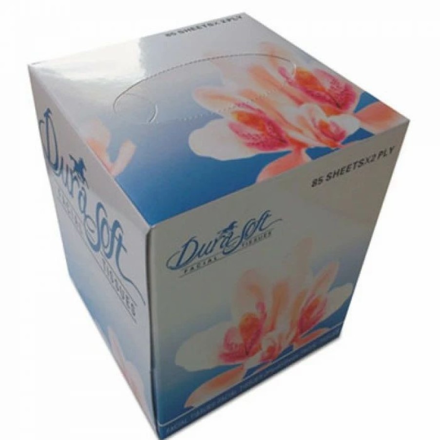 Restroom Supplies * | Toilet Paper And Tissues Gen White 2-Ply Facial Tissue Cube Box, 85 Sheets/Box, 36 Boxes/Carton