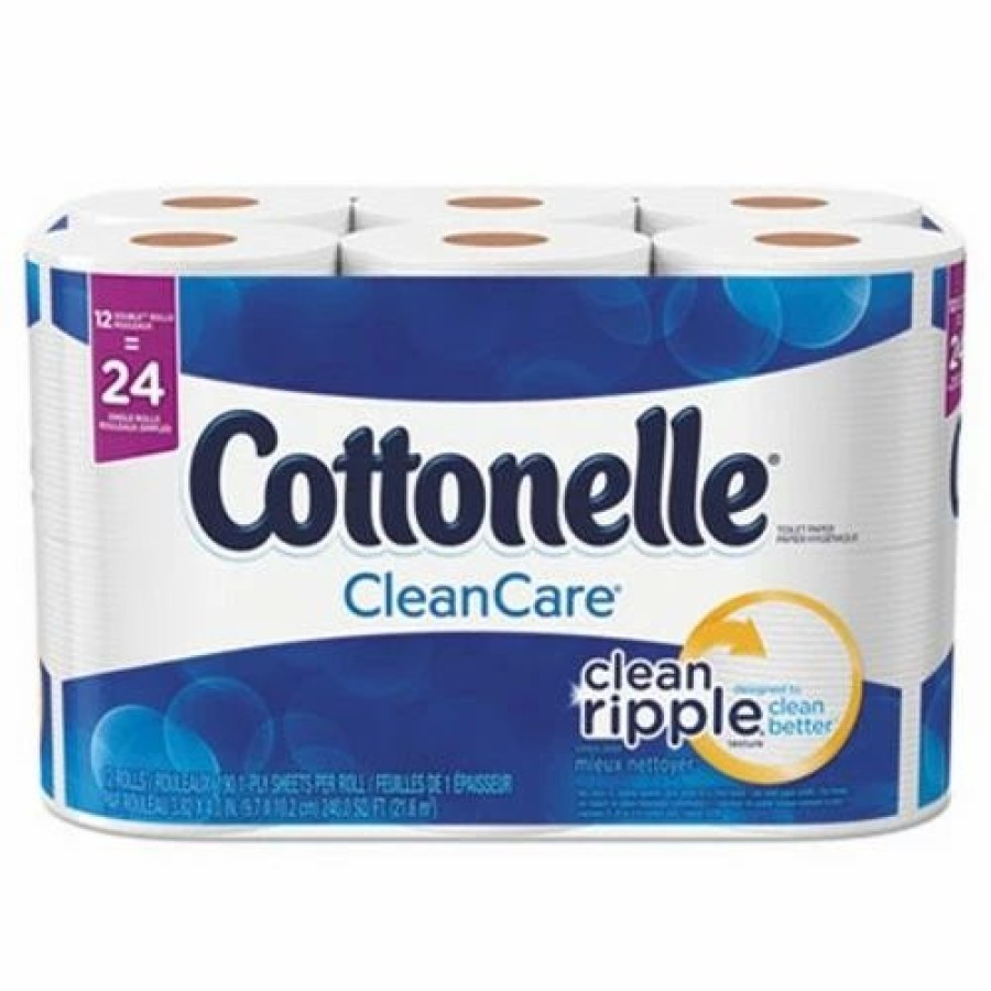 Restroom Supplies * | Toilet Paper And Tissues Cottonelle Clean Care 1-Ply Bathroom Tissue, 170 Sheets/Roll, 48 Rolls/Carton